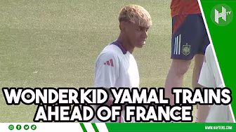 Watch WONDERKID Yamal train ahead of FRANCE semi-final