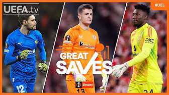 SUPERB Europa League Saves! 🧤 | Great Europa League Semi-Finals' 1st leg SAVES background