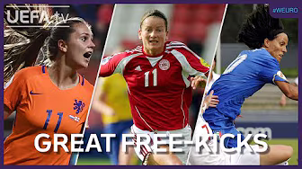 ⚽ ZORRI, PEDERSEN, MARTENS | Classic #WEURO Free-Kick Goals! background