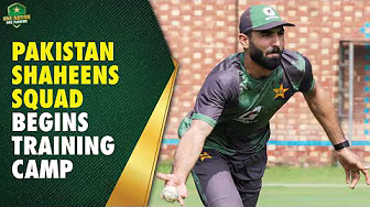 Pakistan Shaheens squad begins training camp at National Cricket Academy ahead of Australia tour background