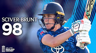 So Close! | Nat Sciver-Brunt Hits Captain's Innings | England Women v India