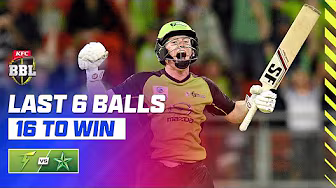 BEST BBL FINISH EVER?! ЁЯШ│ Morgan, Cummins Steer Thunder To Famous Win | #BBL06