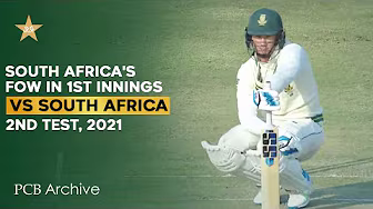 PCB Archive - South Africa's All Fall of Wickets in 1st Innings | PAK vs SA 2nd Test 2021 | ME2A