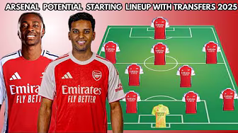 ARSENAL (4-2-3-1) POTENTIAL STARTING LINEUP 2025/2026 WITH TRANSFERS SUMMER 2025