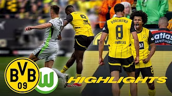 Double brace from Guirassy & Adeyemi | Highlights | BVB - Wolfsburg 4:0