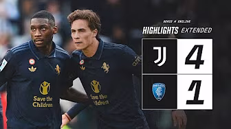 EXTENDED HIGHLIGHTS | Juventus 4-1 Empoli | YILDIZ' Ruleta & Unstoppable KOLO MUANI background