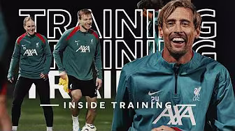 Inside Training: Peter Crouch leads the Liverpool FC Legends in Chelsea practice