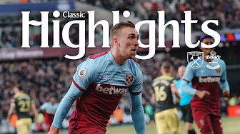 Bowen's First Goal for the Hammers | West Ham 3-1 Southampton | Classic Highlights backdrop