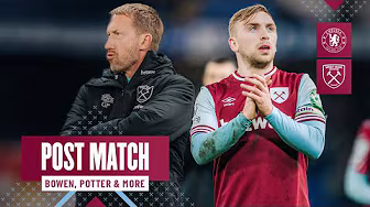 "It's So Good to be Back" | Bowen, Potter & Irving Post Match Reactions | Chelsea v West Ham backdrop