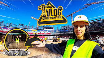 🏟️ ASTOUNDING PROGRESS!! | INSIDE the NEW SPOTIFY CAMP NOU (VLOG) ❗❗❗❗FC Barcelona 🔵🔴 backdrop