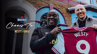 James Collins Visits Westy's Claret & Blue Home ⚒️ | West Ham x Heineken | Cheers To Westy | Ep. 3 background