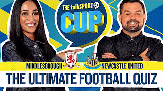 The ULTIMATE Football Quiz! Tyne-Tees Derby in The talkSPORT Cup! ⚫🔴 background