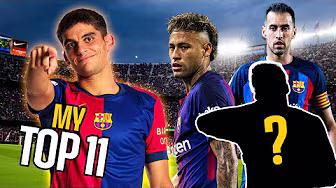 GERARD MARTÍN | MY TOP 11 (ALL-TIME BARÇA LEGENDS) | FC Barcelona 🔵🔴 background
