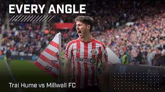 Trai Hume's Volley vs Millwall FC | Every Angle backdrop