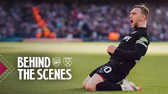 Bowen's Winner in North London ⚒️ | Arsenal 0-1 West Ham | Behind The Scenes 🎥 background