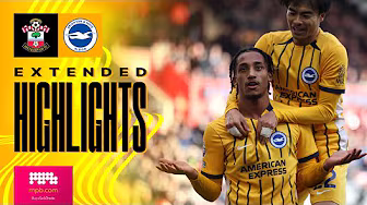 EXTENDED HIGHLIGHTS | Southampton v Brighton | Premier League background