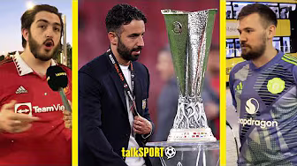 "This goes back 10 YEARS..." Man United fans REACT to 1-0 Europa Final Loss to Spurs! background