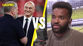 "Lack of signings?!" Darren Bent CLAIMS Thomas Frank is not being backed at Spurs by Daniel Levy! background