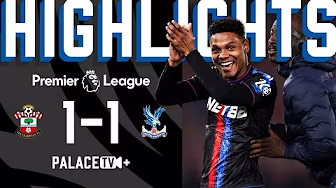 FRANCA scores his FIRST GOAL 🇧🇷 🕺 Southampton 1-1 Crystal Palace | Premier League Highlights background