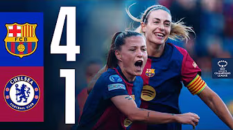 FC BARCELONA 4 vs 1 CHELSEA | UEFA WOMEN'S CHAMPIONS LEAGUE I HIGHLIGHTS 🔵🔴