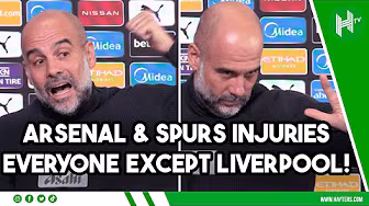 Arsenal & Spurs injuries... everyone EXCEPT Liverpool! | Pep RANT at Man City struggles background