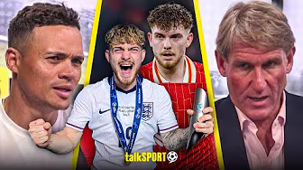 "LEAVE LIVERPOOL!" Simon Jordan and Jermaine Jenas react to Harvey Elliott's England U21s heroics! backdrop