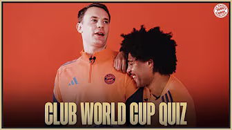 "Manu, we need to know that!" 🤦🏻♂️ | Neuer & Gnabry take on the FIFA Club World Cup Quiz 💡 backdrop