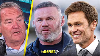 "SOFT TARGET!" Jeff Stelling leaps to Wayne Rooney’s defence after Tom Brady blasts his work ethic! backdrop