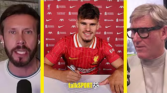 "BRILLIANT!" Simon Jordan reacts as Milos Kerkez signs for Liverpool & Lewis-Skelly signs new deal background