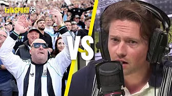 "BY A COUNTRY MILE!" Rory Jennings clashes with Newcastle fan on if it is a bigger club than Arsenal