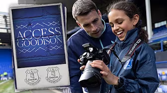 The last Junior Fan Day at Goodison Park! 💙 | ACCESS GOODISON: Everton v West Ham background
