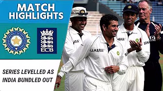 India vs England | Series Levelled As India Bundled Out For Just 100 | 3rd Test Mumbai 2006 background