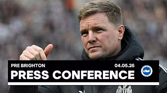 PRESS CONFERENCE | Eddie Howe pre-Brighton (A) background