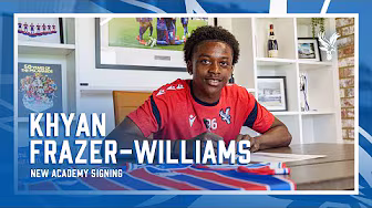 "It feels good to be at such a big club" ЁЯжЕЁЯПЖ | Khyan Frazer-Williams signs for Palace background
