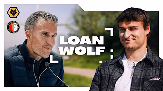 Hugo Bueno on working under Van Persie at Feyenoord! | Loan Wolf in Rotterdam background