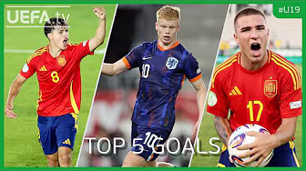 The TOP 5 Goals From The 2025 Under-19 EURO! background