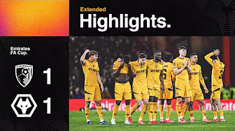 We exit the FA Cup on penalties | Bournemouth 1-1 Wolves (5-4 penalties) | Extended Highlights background