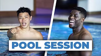 Big headers in the pool and gym work! | Wolves pre-season in Portugal