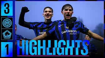 LA PRIMAVERA VOLA AGLI OTTAVI ✈️ | INTER-LILLE 3-1 | YOUTH LEAGUE 🖤💙