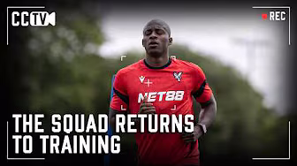 Players Return To Training | CCTV | Premier League Training background