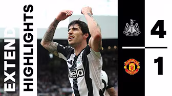 Newcastle United 4 Manchester United 1 | EXTENDED Premier League Highlights