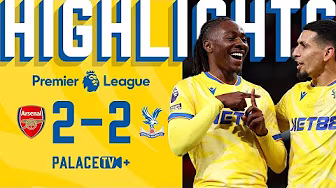 UNBELIEVABLE Mateta Equaliser 🎯 | Premier League Highlights: Arsenal 2-2 Crystal Palace