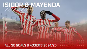 Isidor & Mayenda | All 30 Goals & Assists In Sunderland's Premier League Promotion Campaign background