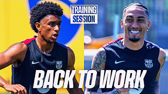 GEAR UP FOR THE DERBY | FC Barcelona Training 🔵🔴 backdrop