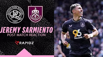 Sarmiento Reflects On Brace And Aspires For The Title | REACTION | Queens Park Rangers 0-5 Burnley