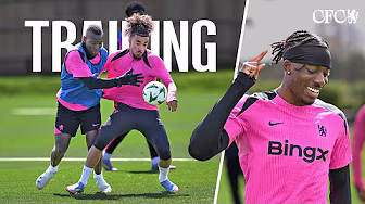 TRAINING pre-Legia Warsaw and Fulham 👀 | Chelsea Training | CFC 24/25 background