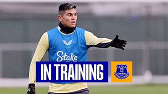 Charly Alcaraz's first Everton training session! 🇦🇷💪