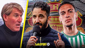 Simon Jordan REACTS to Ruben Amorim's PASSIONATE SPEECH to Man United fans & Antony's future! backdrop