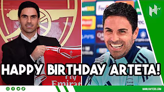 Happy Birthday Mikel Arteta | 'Wenger built the Emirates; Arteta turned the lights on' ❤️ backdrop