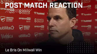"It was important to react." | Le Bris On Millwall Win | Post Match Reaction background